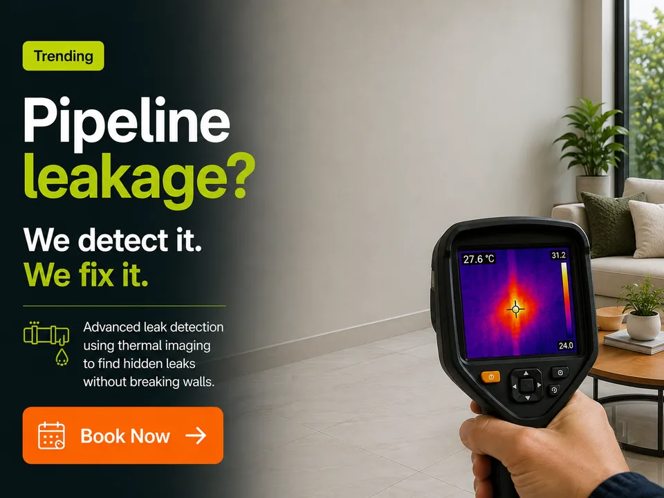Pipeline leakage detection with thermal imaging
