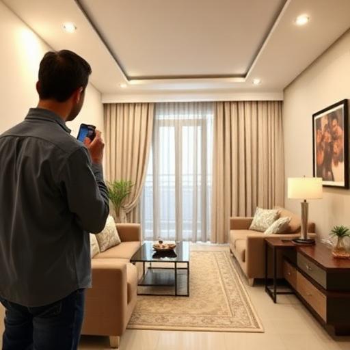 Home interior illustration for PDI in Faridabad