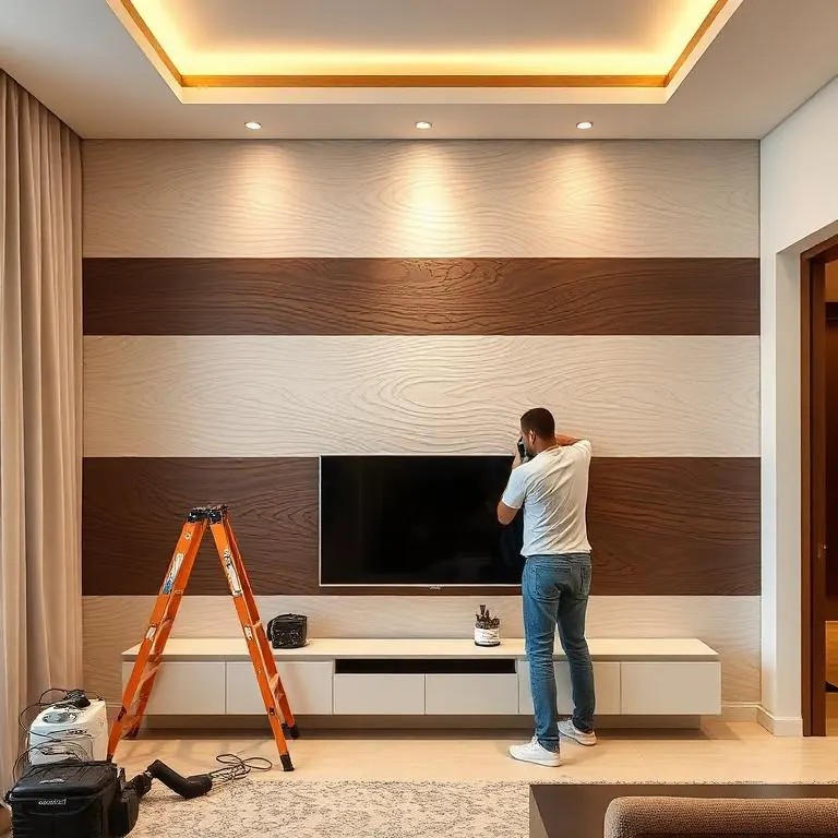 Wall Panels - Wallpaper & Wall Decoration by EzeeTask in Delhi NCR