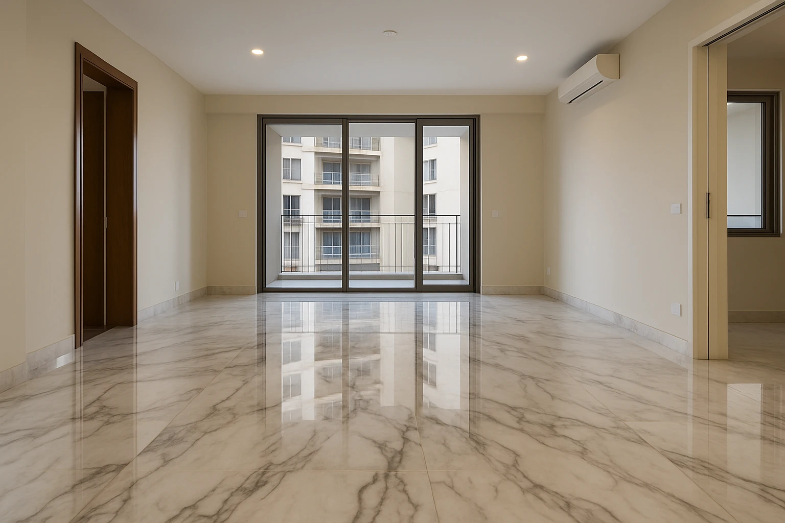 Complete marble flooring installation